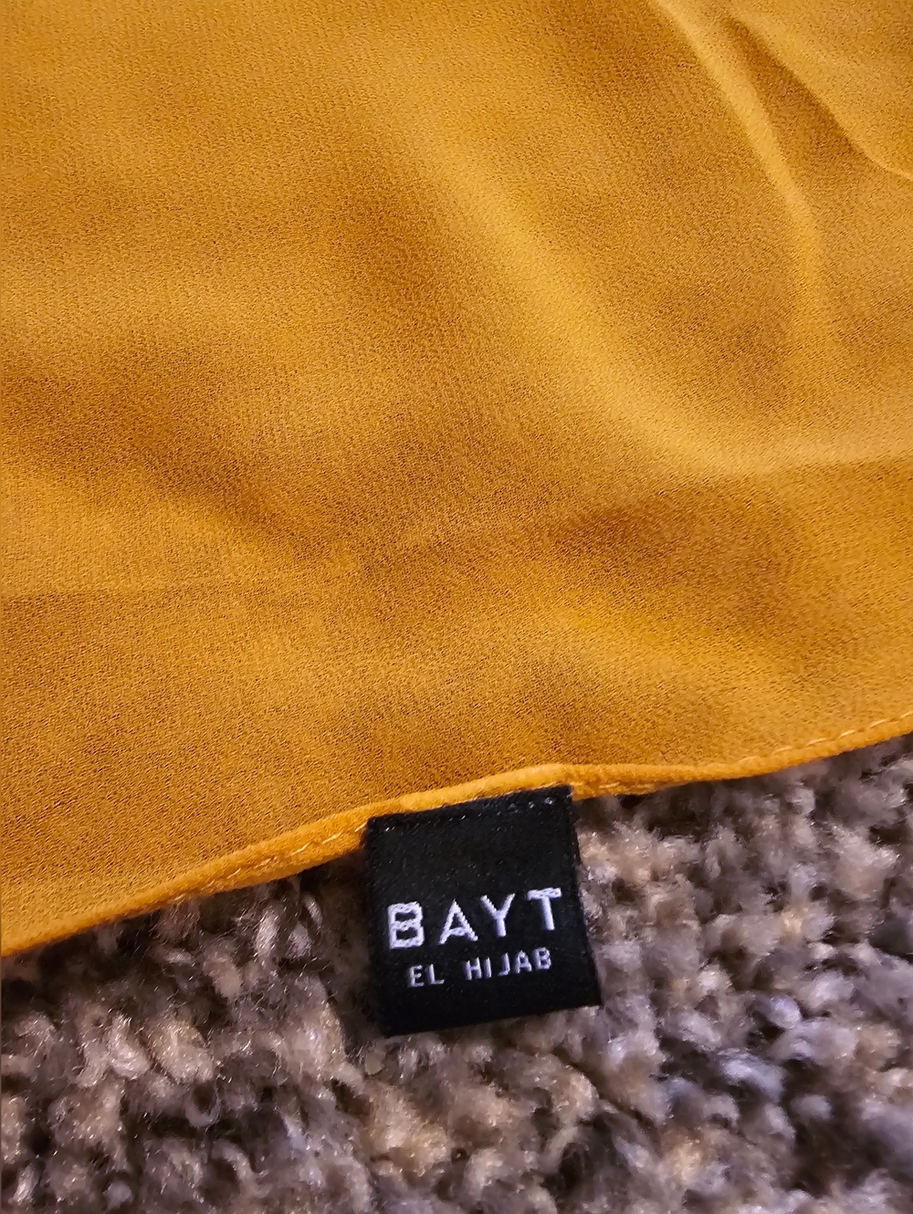 BAYT El Hijab Mustard Scarf